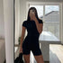 Slim Fit Short Sleeve T-Shirt for Women Casual Basic Crop Top Summer Fashion with O-Neck and Soft Blended Fabric